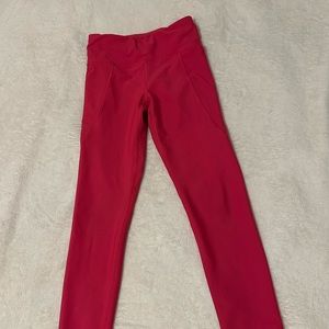 Girls Hot Pink Leggings